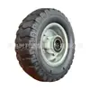 Venta directa de fábrica 6x2 ruedas macizas de goma con rodamientos 6003 y agujero de 20 mm para carritos de plataforma y carritos de herramientas