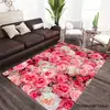 Alfombra de terciopelo de cristal estilo vintage transfronteriza, resistente a la suciedad, resistente al desgaste, fácil de limpiar, adecuada para áreas grandes, se puede usar como alfombra para la sala de estar, el sofá y la mesa de centro