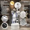 Enfeite de Chão de Astronauta, Grande Decoração para Sala de Estar, Enfeite de Lâmpada da Lua, Presente de Inauguração, Grande Enfeite de Chão de Astronauta