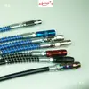 Accesorios para pistola de grasa neumática, punta para pistola de grasa manual, boquilla puntiaguda, boquilla plana, manguera para pistola de grasa, tubo de hierro, tubo rígido, boquilla de grasa.