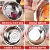 Tazón Personalizado para Lavar Arroz, Colador de Arroz de Acero Inoxidable, Tazón Grueso para Sopa, Cesta Coladora, Cesta para Frutas y Verduras y Tazón para Fideos, Juego de Tres Piezas