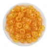 Cuentas de Barril 6*9mm Cuentas Pony Transparentes Agujero Grande Trenzado de Rastas Materiales Hechos a Mano Cuentas para Hilo Cuentas Sueltas Accesorios para Joyería DIY