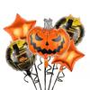 Traje de Globo de Película de Aluminio de Halloween Transfronterizo Niña Vampiro Calavera Decoración de Fiesta de Halloween Diseño Globo