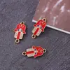Amazon Moda pulseira de metal estilo nacional de Palmeira joias acessórios diy joias de liga com óleo pingado acessórios