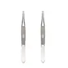 Pinzas para cejas Fangling A15A-A15B pinzas para cejas de acero inoxidable pinzas para cejas herramientas planas oblicuas para recortar cejas venta al por mayor generación