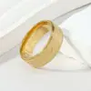 Anillo Rayado de Borde Biselado Esmerilado de Nuevo Estilo Transfronterizo Diseño Personalizado 8mm Joyería Moda Lujo Ligero Gama Alta Sin Decoloración