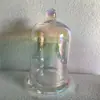 Cubierta de Vidrio para Aromaterapia sin Fuego Aceite Esencial Piedra de Cristal Taza de Vela de Vidrio Piedra Difusora Portavelas de Vidrio Cubierta de Vidrio Hogar