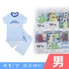 Camiseta de Manga Corta para Bebé con Hebilla en el Hombro + Conjunto de Shorts para Bebé de 2 Piezas ins Algodón Puro Estilo Occidental Caja de Regalo de Verano para Bebé