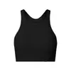 Sujetador Deportivo Vertical Acanalado 2.0 de Cuello Alto Elástico, Amigable con la Piel, con Almohadillas en el Pecho, a Prueba de Impactos de Alta Intensidad y de Soporte