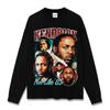 Camiseta de manga corta con estampado de Kendrick Kung Fu Kenny de hip-hop transfronterizo, sudadera con capucha y cuello redondo de algodón pesado lavado