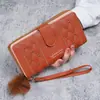 2024 Nova Carteira Pequena Feminina Longa Design de Nicho Senso de Design Estilo Ins Carteira Feminina Estilo Coreano Porta-Moedas de Estudante Tendência