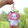 Pingente de Gatinho Taiyaki Celebridade da Internet Popular Chaveiro Boneca de Pelúcia Pingente para Mochila Feminina Acessórios de Bolsa Boneca