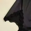 Vestido Corto Elegante de Moda Otoñal para Mujer con Escote en Forma de Corazón de Satén, Parches de Encaje, Plisado, Corte Ajustado y Mangas de Linterna