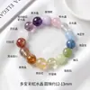 Pulsera de cristal natural, cristal rosa, amatista, pulsera de cuentas múltiples de tubo curvo, joyería de cristal de alta gama de moda para mujer al por mayor
