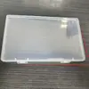 Caja extraíble de 28 compartimentos extraíbles para guardar cuentas, caja de almacenamiento de PP de alta transparencia, caja vacía, caja de almacenamiento de piezas con tapa