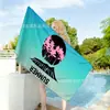 Toalla de Playa Transfronteriza Personalizada con Patrón Impreso Digitalmente Toalla de Baño Esterilla de Playa para Nadar Toalla de Regalo Toalla de Baño de Playa Venta al por Mayor