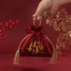 Bolsa de Dulces de Boda de Terciopelo, Bolsa Portátil de Boda, Bolsa de Regalo para Dama de Honor de Cumpleaños de Luna Llena, Caja de Dulces de Boda