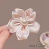 Pin para el Cabello de Flor Rosa Pura, Deseable y Etéreo, con Borlas Florales Frescas, Nuevo Accesorio para el Cabello Elegante Estilo Chino Hanfu