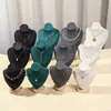 Soporte de exhibición de collar para cuello de maniquí de madera maciza, accesorio de exhibición para mostrador de joyería, puesto de joyería para puesto callejero y mercado nocturno