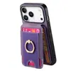 Adecuado para Apple 17Pro Max Separación Magnética Soporte de Tarjetas Flotante Multiángulo 16E Funda Trasera para Teléfono con Tarjeta
