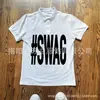 Europeu e Americano 2026 Comércio Exterior Y2K Retro Punk Americano Manga Curta Estampado Camisa Polo T-shirt High Street Casual Wear Ootd