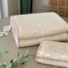Exportado a Corea, Juego de Tres Piezas de Cubre Cama de Algodón Doble Cara, Colcha de Algodón Acolchada de Cuatro Estaciones Antideslizante Libre de Arrugas, Colchoneta de Tatami