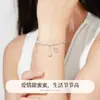 Nuevo Pulsera de Plata de Bambú de Alta Gama para Mujer, Joyería de Plata Maciza, Lujo Ligero, Versátil, Estilo de Nicho, Exquisito