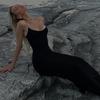 YY24070 Vestido sexy de estilo europeo y americano con espalda descubierta y lazo para mujer, nuevo de verano 2025, vestido de temperamento para chica popular