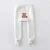 26 Medias de Invierno para Bebé para Uso al Aire Libre, Forradas de Felpa, Engrosadas, Calientes Leggings de Felpa de Coral, Pantalones de Dibujos Animados para Niñas con Trasero Grande