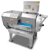 Cortador de Verduras Multifuncional de Doble Cabezal y Frecuencia Variable, Rebanador de Jengibre y Cebolla para Fábrica de Alimentos, Cortador de Verduras para Fábrica de Procesamiento de Frutas y Verduras