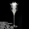 Adereços de Casamento Suporte de Flor de Gelo de Cristal Decoração da Mesa Principal Suporte de Flores para Mesa do Salão de Casamento Vaso Europeu Ornamentos de Ferro