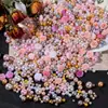 Flores Artificiais de Rosa Mista Abs Não Poroso Pérola de Imitação Contas Soltas Acessórios para Joias DIY Presilhas de Cabelo Feitas à Mão Materiais para Nail Art