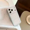 Funda porta tarjetas transparente con lunares y bloques de color para Apple 18pm iPhone 17 cobertura total 16 transparente fresca 15