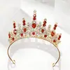 Acessórios de Cabeça Coroa de Cristal de Princesa Infantil Faixa de Cabeça de Aniversário para Meninas Acessórios para Vestido de Performance Passarela Coroa de Alta Qualidade Acessórios de Cabelo