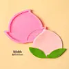 Decorações de Bolo de Aniversário da Moda para Avós: Pêssego da Longevidade, Leque Dobrável, Bambu e Velas de Aniversário para Idosos