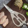 Tijeras de Cocina Multiusos Acero Inoxidable Fuertes Tijeras para Huesos de Pollo Domésticas Extraíbles Tijeras para Carne Verduras Pescado Alimentos Venta al por Mayor