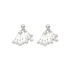 Pendientes Franceses Retro con Borla de Perlas, Diseño de Nicho, Gama Alta, Temperamento Suave, Lujo Ligero, Pendientes Versátiles y de Moda para Mujer