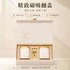 Nova Caixa de Presente para Chá Estilo Chinês Personalizada com Tampa Magnética Flip-Top Caixa de Embalagem para Chá Duplo Caixa de Lembrança Empresarial Fábrica de Origem