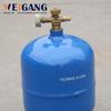 Ningbo fornece cilindro de gás liquefeito de petróleo exportação reabastecimento repetido tanque de gás para acampamento ao ar livre 1KG
