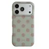 Estilo Ins Simple Lunares Manzana 17Promax Funda para Teléfono Móvil Adecuada para 16Promax Funda Protectora de Doble Capa 18Pro15