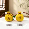 Exquisito Mini Sachet de Artemisa Bendición Zen Regalo Colgante para Teléfono Colgante para Coche Empaque de Tarjeta de Papel Sachet