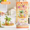 Pegatinas de PVC apilables, pegatinas lindas en relieve de esquina en capas, adornos de decoración de paisajes hechos a mano para DIY, juguetes de arte con pegatinas