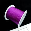 Hilo de Borla de Seda de Hielo de Nailon de Círculo Pequeño Hilo Trenzado de Color Hilo para Pulsera Hilo para Collar Hilo para Abalorios DIY Cordón para Pulsera