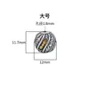 Seiko Diamante Pilão Espaçadores Contas Prata Esterlina S925 Alicate Pena de Cobre Contas de Prata Acessórios de Contas Redondas DIY Pulseira Xizang Acessórios de Prata