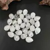 Venta al por mayor de fabricantes, Cabujones Ovalados de Cristal Blanco de Venta Caliente Transfronteriza, Piedras Sueltas para Rostro de Anillo, Accesorios DIY Hechos a Mano