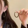 Pendientes de Aro de Terciopelo con Estampado de Leopardo Estilo Retro de Hong Kong para Mujer, Pendientes Elegantes de Alta Gama, Pendientes, Pendientes de Aro Lisos Sexys Personalizados