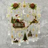 Colgante de ventana de Navidad de producto nuevo transfronterizo colgante de ventana de Navidad hecho a mano adorno de manualidad acrílica