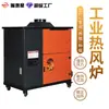 Forno industrial de ar quente a pellets de biomassa, totalmente automático, para aquecimento de longa distância em grandes áreas, forno de aquecimento industrial aquecido por correia