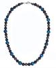Collar vintage de obsidiana y hematita con ojo de tigre y triple protección para hombre, gran oferta en Amazon.