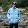 Estilo Pareja Chaqueta de Pan de Color Caramelo Abrigo de Algodón para Hombre Invierno 2024 Engrosado Cuello Alto Marca de Moda Chaqueta de Algodón Dopamina para Adolescentes